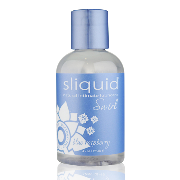 Sliquid - Naturals Swirl Lubricant Blue Raspberry 125 ml oralinis lubrikantas
