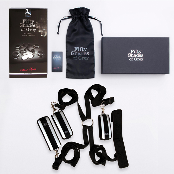 Fifty Shades of Grey - Bed Restraints Kit Black suvaržymo sistema &ndash; nuotrauka 3
