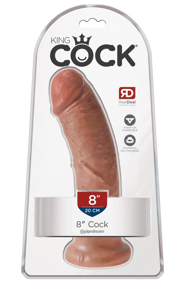 King Cock 8 inch Tan realistiškas dildo