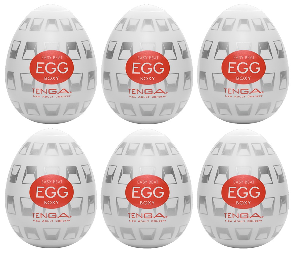 Tenga Egg Boxy Pack of 6 masturbatorius kiaušinėlis