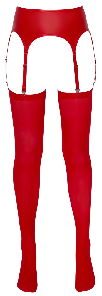 Cottelli lingerie Suspender Belt red L/XL Seksuali liemenėlė &ndash; nuotrauka 8