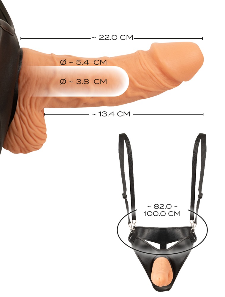 Realistixxx Strap-On Hollow Strap-on dildo &ndash; nuotrauka 7