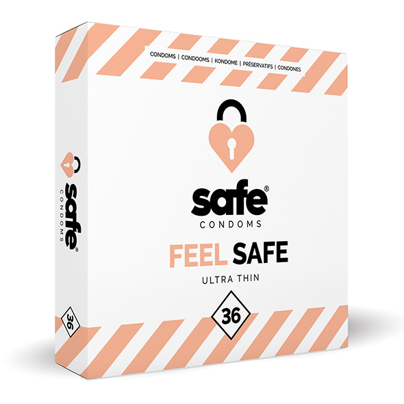 Safe - Condoms Feel Safe Ultra Thin (36 pcs) ploni prezervatyvai