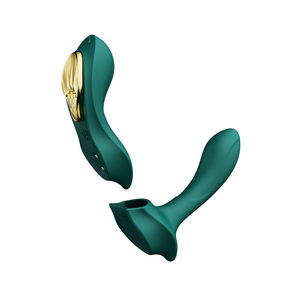 Zalo - Aya Wearable Massager Turquoise Green išmanus sekso žaislas