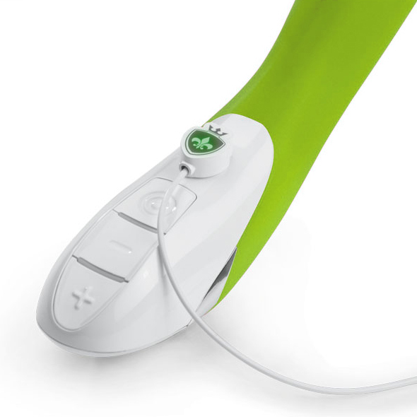 Mystim - Sassy Simon Vibrator Lime grublėtas vibratorius &ndash; nuotrauka 2