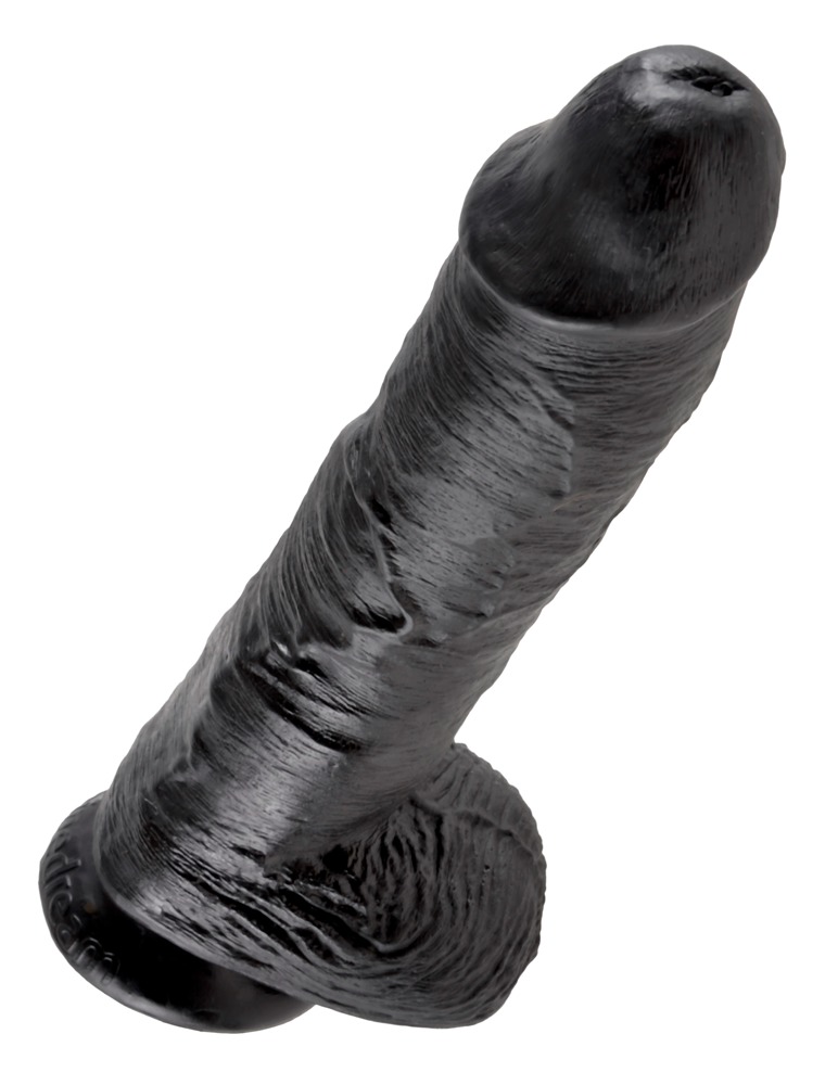King Cock 10 inch Balls Black realisti&scaron;kas dildo &ndash; nuotrauka 4