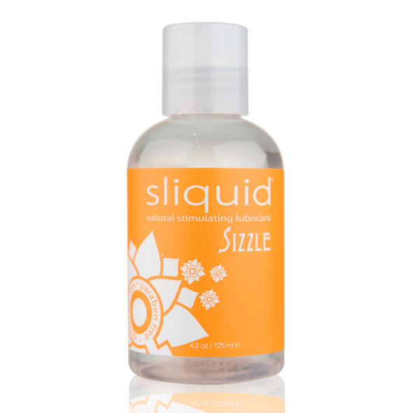 Sliquid - Naturals Sizzle Lubricant 125 ml lubrikantas vandens pagrindu