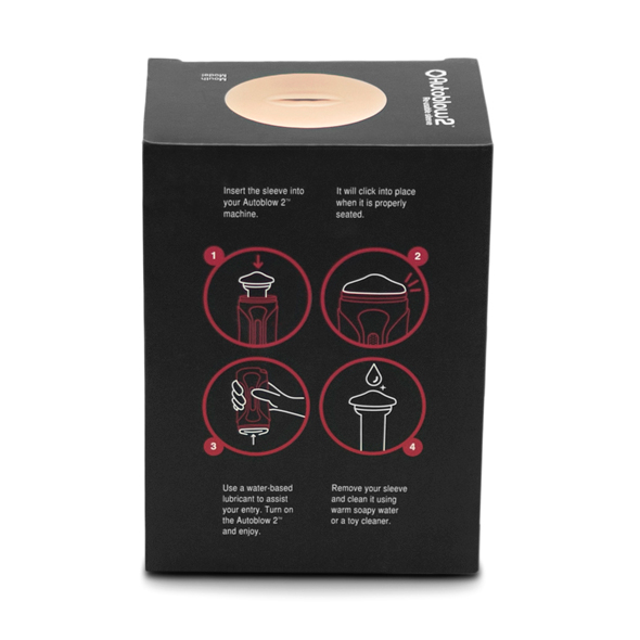 Autoblow - 2 Plus xt Mouth Sleeve B Vibruojantis masturbatorius &ndash; nuotrauka 3