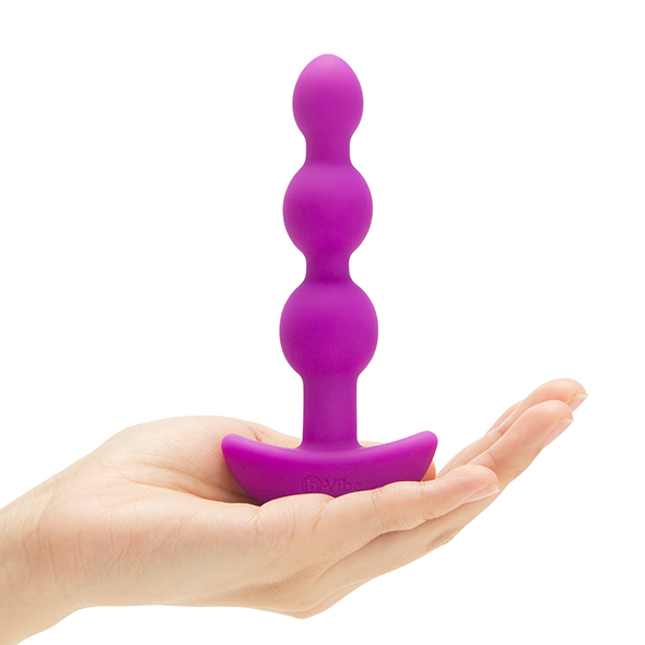 B-Vibe - Triplet Anal Beads Fuchsia Analinis kamuoliukas - rutuliukas &ndash; nuotrauka 3