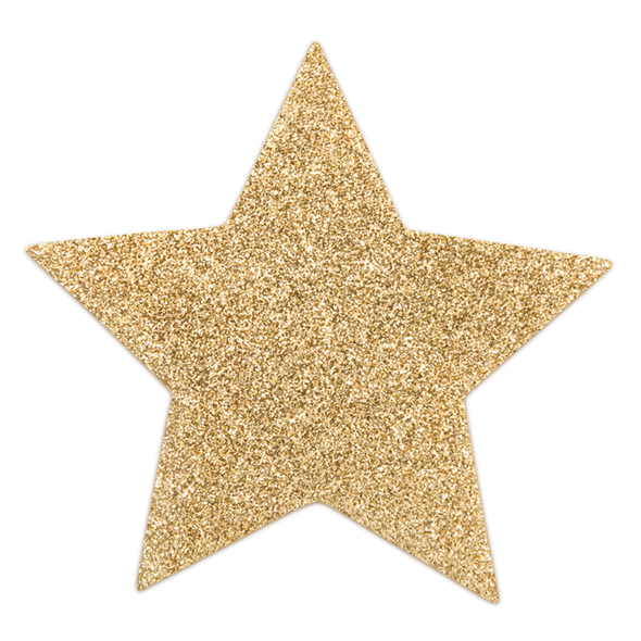 Bijoux Indiscrets - Flash Star Gold spenelių lipdukai &ndash; nuotrauka 2