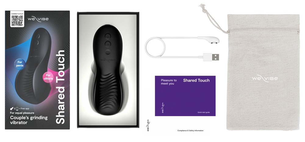 We-Vibe Shared Touch Black vibratorius poroms &ndash; nuotrauka 14