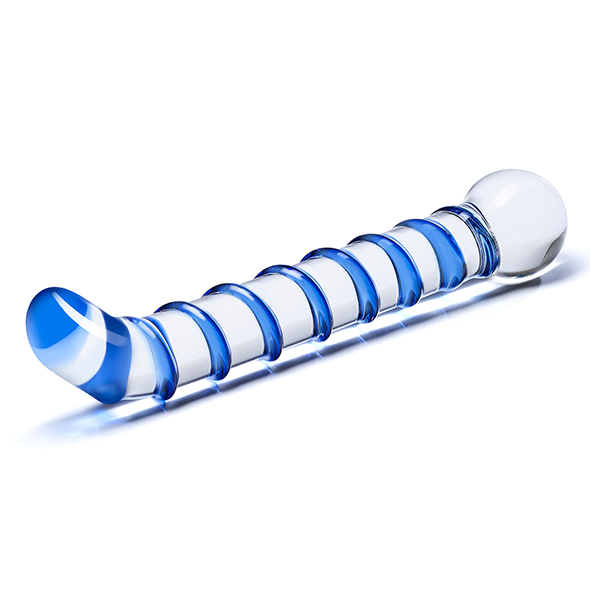 Glas - Mr. Swirly G-Spot Glass Dildo   stiklinis dildo &ndash; nuotrauka 3