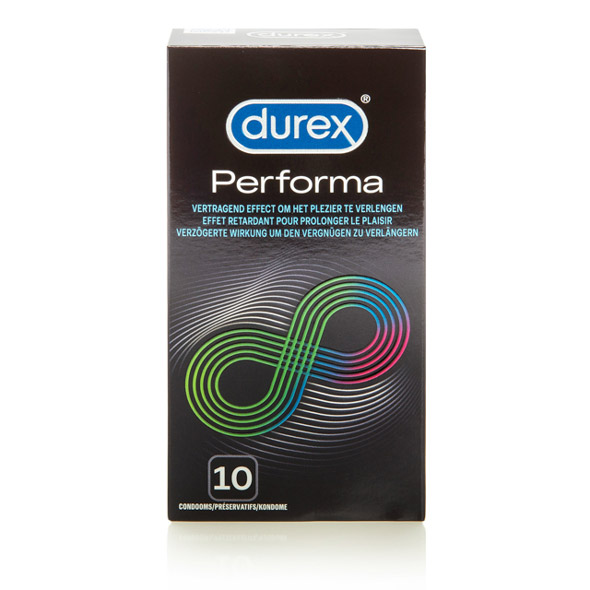 Durex - Condoms Performa 10 st. Nestandartinio dydžio prezervatyvai