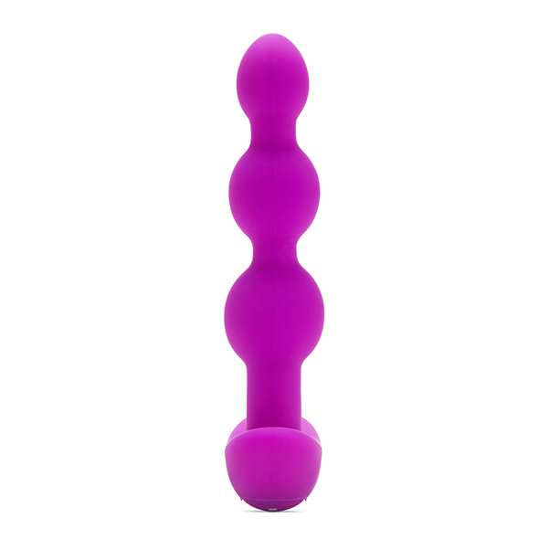 B-Vibe - Triplet Anal Beads Fuchsia Analinis kamuoliukas - rutuliukas &ndash; nuotrauka 2