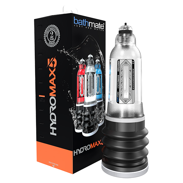 Bathmate - HydroMax5 Penis Pump Crystal Clear penio didinimo priemonė &ndash; nuotrauka 2