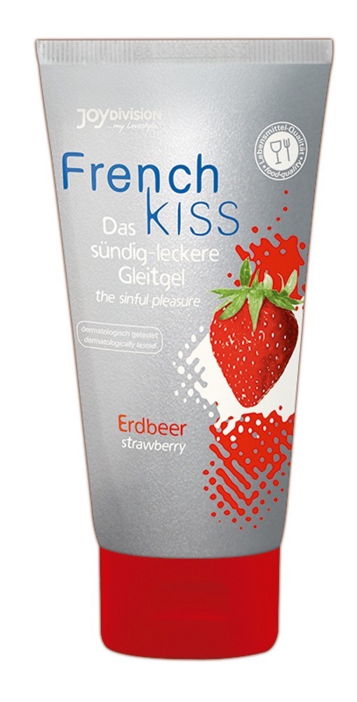 Joydivision präparate Frenchkiss Strawberry 75ml oralinis lubrikantas