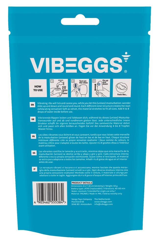 Vibeggs Twisty Tongues Vibruojantis masturbatorius &ndash; nuotrauka 12