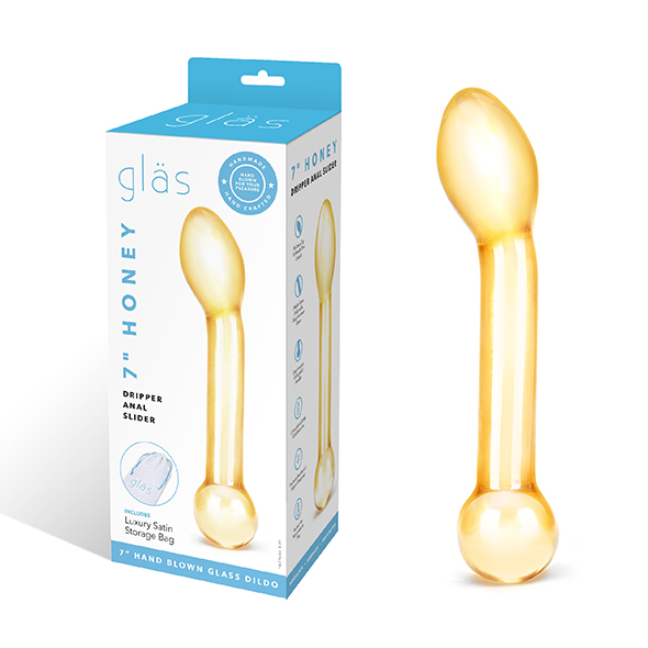 Glas - Honey Dripper Glass Anal Slider Stiklinis analinis žaislas &ndash; nuotrauka 2
