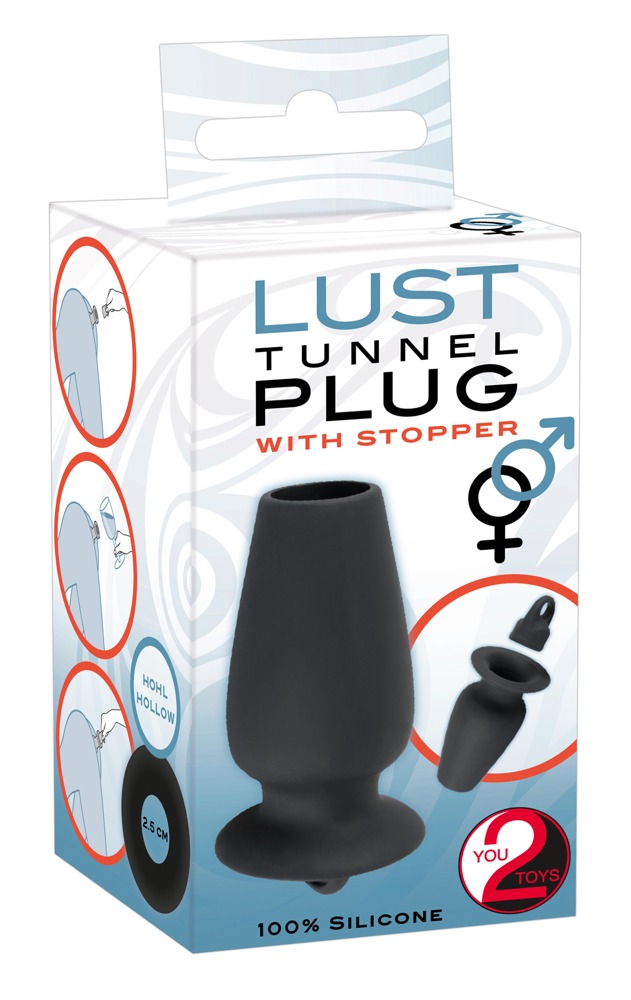 You2Toys Lust Tunnel Plug with Stopper Analinis kaištis