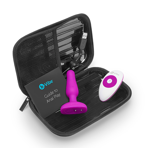 B-Vibe - Novice Remote Control Plug Fuchsia Analinis kai&scaron;tis &ndash; nuotrauka 8