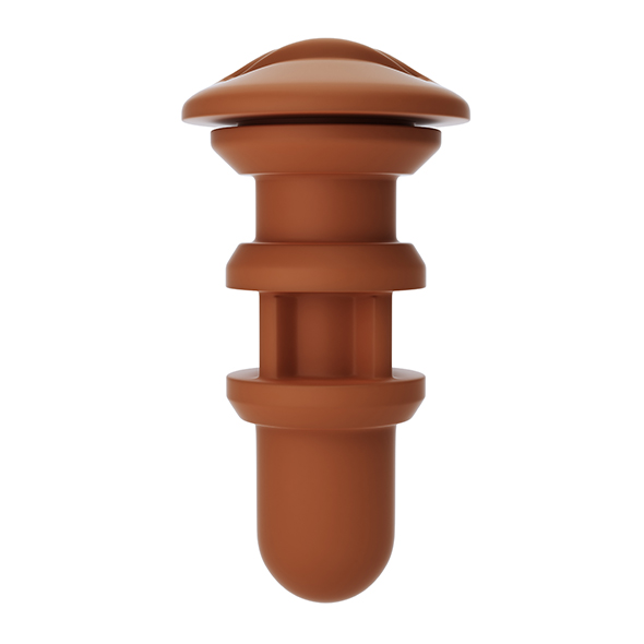 Autoblow - A.I. Silicone Mouth Sleeve Brown Oralinis masturbatorius &ndash; nuotrauka 3