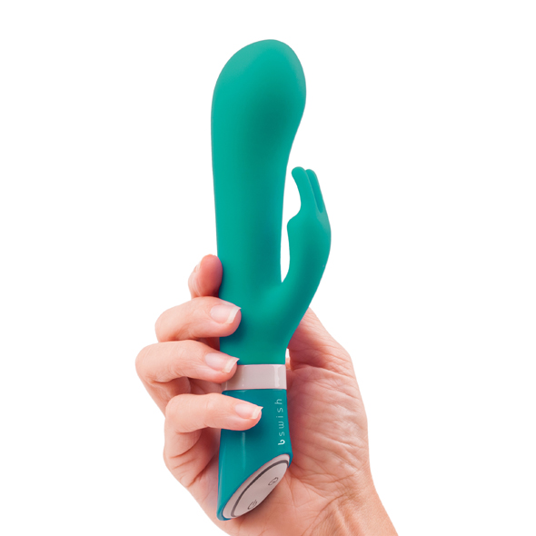 B Swish - bwild Deluxe Bunny Rabbit Vibrator Jade vibratorius ki&scaron;kutis &ndash; nuotrauka 5
