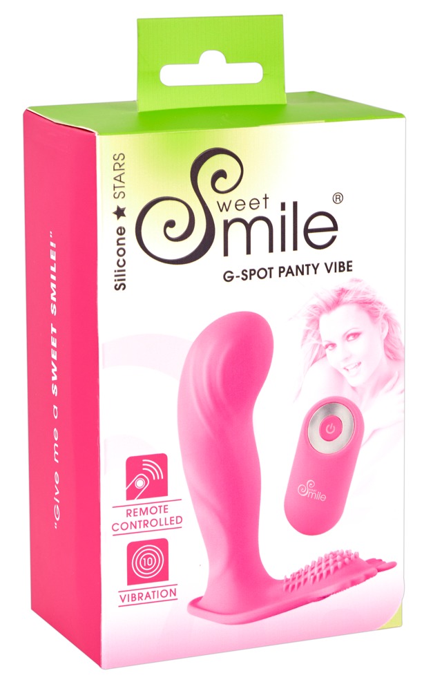 Sweet Smile G-spot Panty Vibe Vibruojantis analinis dildo