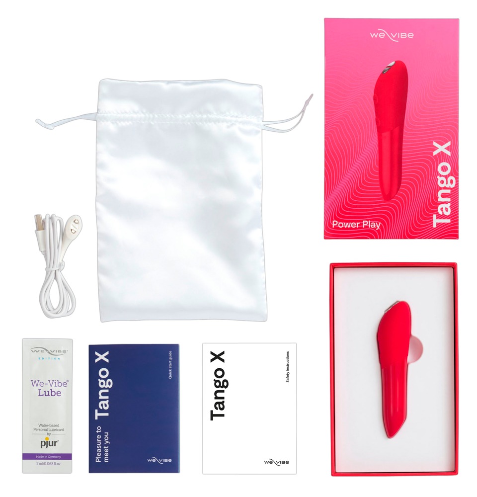 We Vibe We-Vibe Tango X Cherry Red Mini vibratorius &ndash; nuotrauka 11