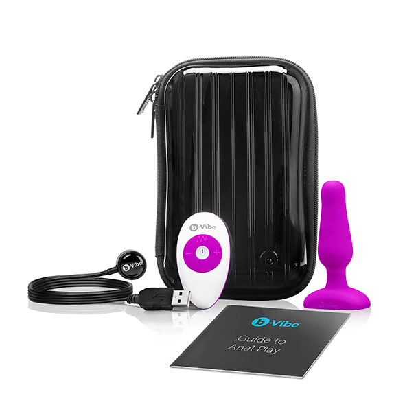 B-Vibe - Novice Remote Control Plug Fuchsia Analinis kai&scaron;tis &ndash; nuotrauka 6