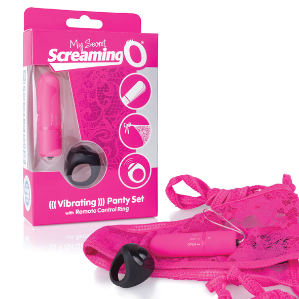 The Screaming O - Remote Control Panty Vibe Pink vibruojančios kelnaitės