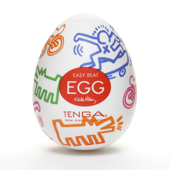 Tenga - Keith Haring Egg Street (1 Piece) masturbatorius kiaušinėlis