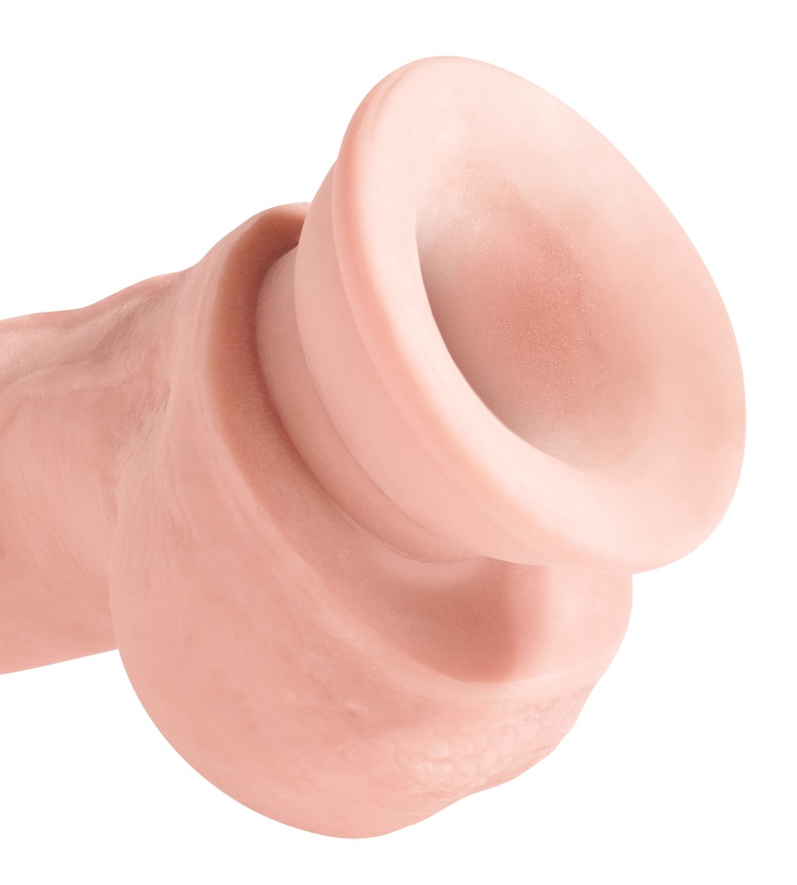 King Cock Plus kcp 8 td Fat Cock with Balls realisti&scaron;kas dildo &ndash; nuotrauka 5