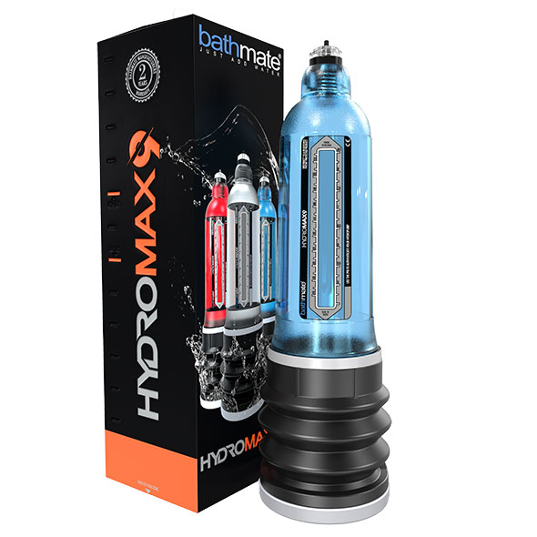 Bathmate - HydroMax9 Penis Pump Blue penio didinimo priemonė &ndash; nuotrauka 3