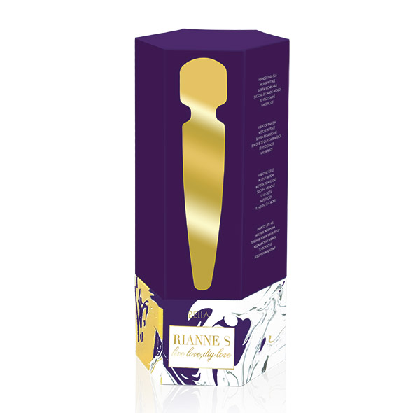 Rianne S rs - Essentials - Bella Mini Body Wand Deep Purple vibruojantis masažuoklis &ndash; nuotrauka 2