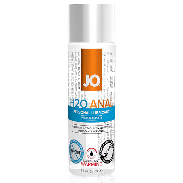 System jo - Anal H2O Lubricant Warming 60 ml šildantis lubrikantas