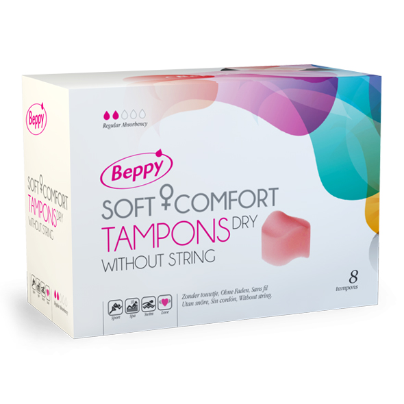 Beppy - Classic Dry Tampons 8 pcs tamponai &ndash; nuotrauka 2