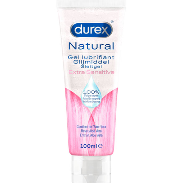 Durex - Lubricant Natural Extra Sensitive 100 ml lubrikantas vandens pagrindu