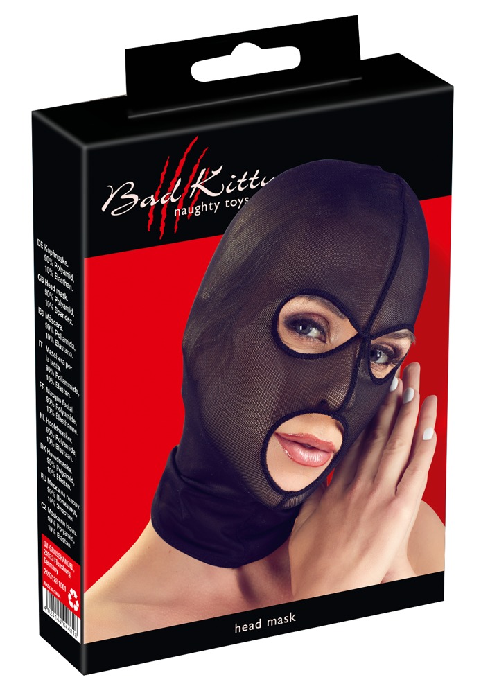 Bad Kitty Head Mask moteriška fetish apranga