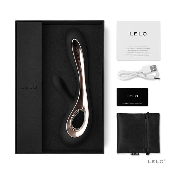 Lelo - Soraya 2 Vibrator Black vibratorius ki&scaron;kutis &ndash; nuotrauka 3