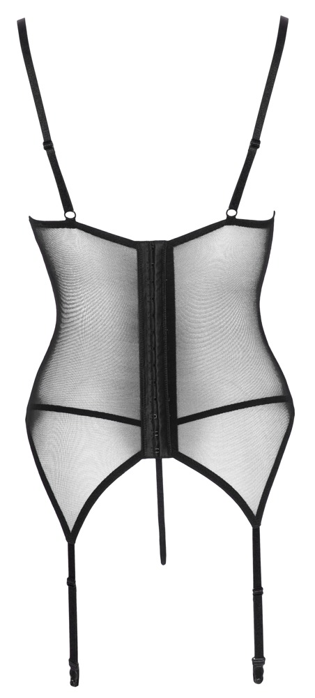 Cottelli lingerie Basque red/black S Seksuali liemenėlė &ndash; nuotrauka 7