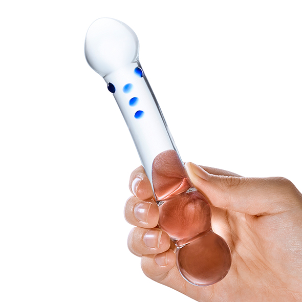 Glas - Curved G-Spot Glass Dildo stiklinis dildo &ndash; nuotrauka 5
