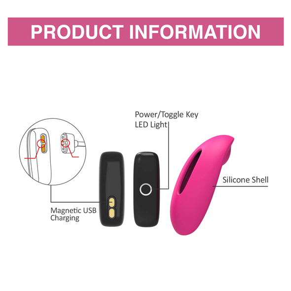 Magic Motion - Candy Smart Wearable Vibe vibruojančios kelnaitės &ndash; nuotrauka 5