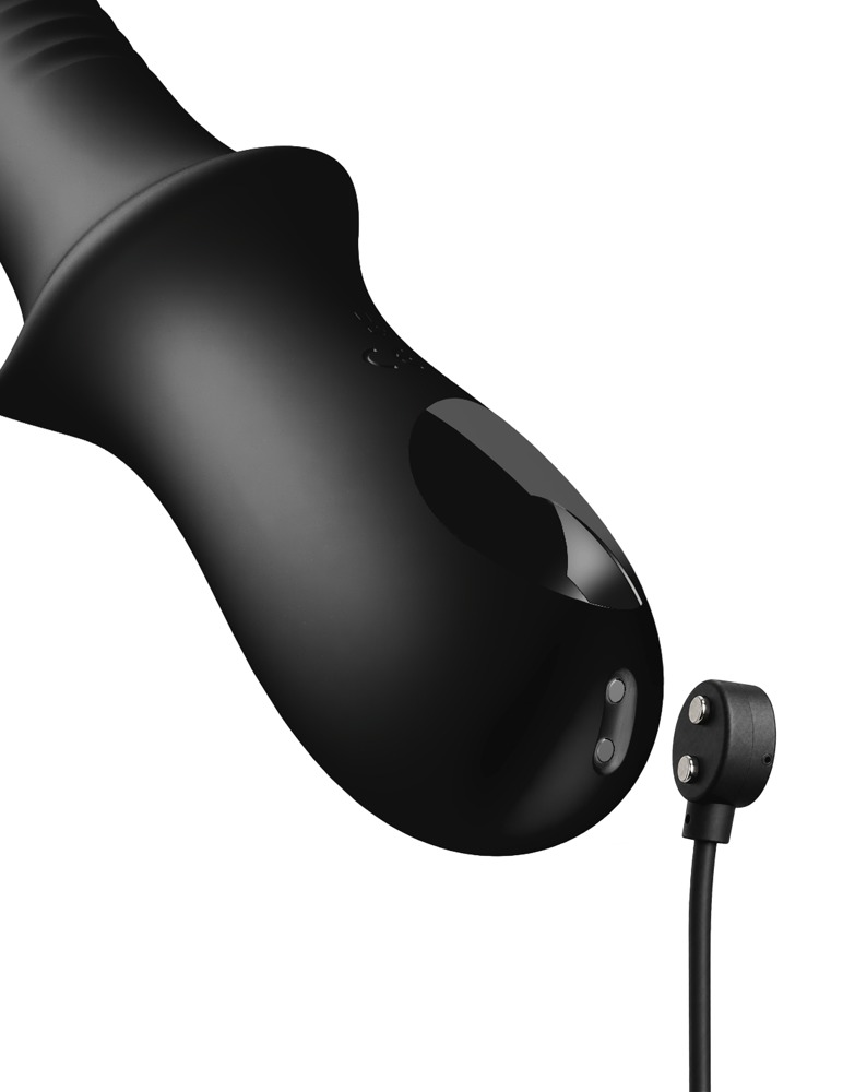 Anal Fantasy Elite afe Pleasure Wave Black Vibruojantis analinis dildo &ndash; nuotrauka 3