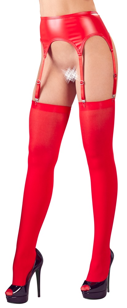 Cottelli lingerie Suspender Belt red S/M Seksuali liemenėlė &ndash; nuotrauka 3
