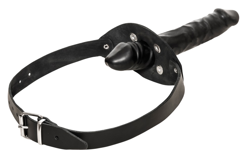 Zado Leather Gag Penis burnos kai&scaron;tis &ndash; nuotrauka 7