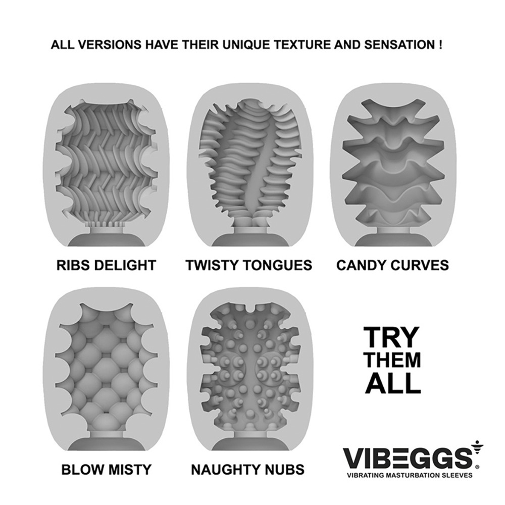 Vibeggs Twisty Tongues Vibruojantis masturbatorius &ndash; nuotrauka 13