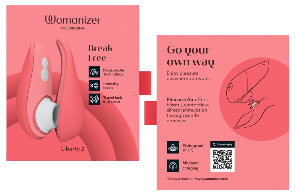 Womanizer Liberty2 Vibrant Ros Vibratorius &ndash; nuotrauka 14