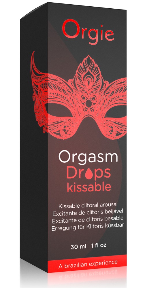 Orgie Orgasm Drops kissable 30 ml Stimuliuojantis lūpų balzamas