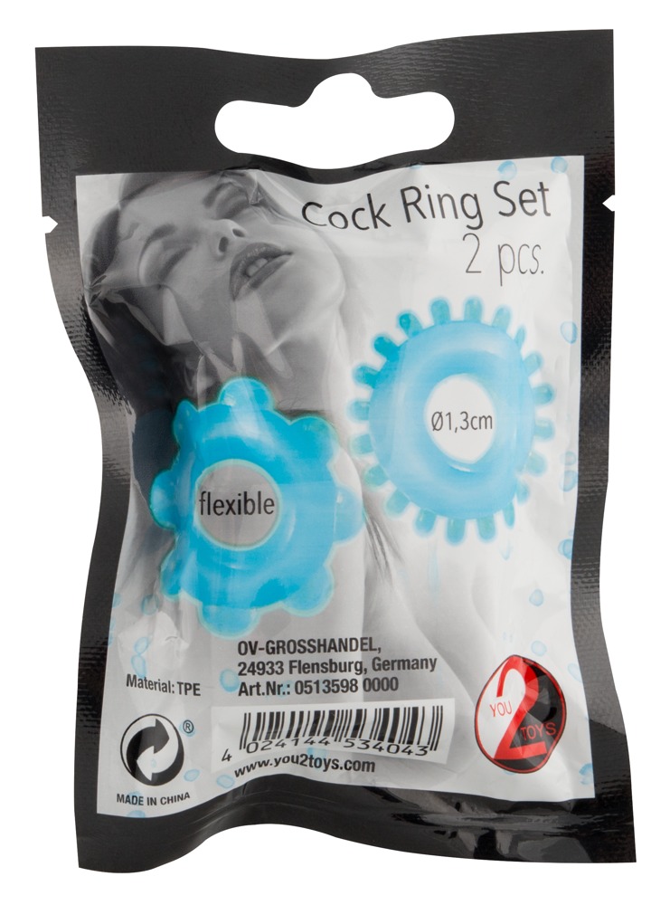 You2Toys Cock Ring Set pack of 2 Penio žiedas - užveržėjas