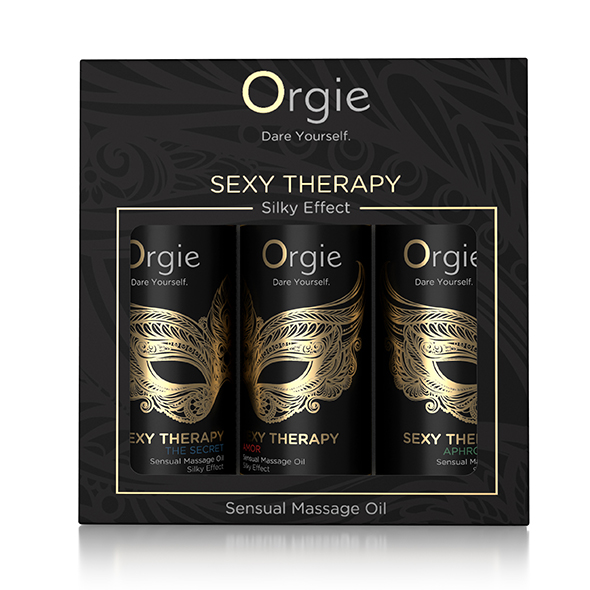 Orgie - Sexy Therapy Mini Size Collection 3 x 30 ml set masažo aliejus